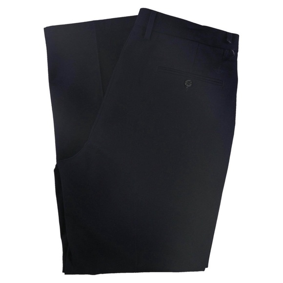 DOCKERS • D2 No Wrinkles Black Pants Work Dress Trousers Khaki 42 x 32 - Picture 1 of 7